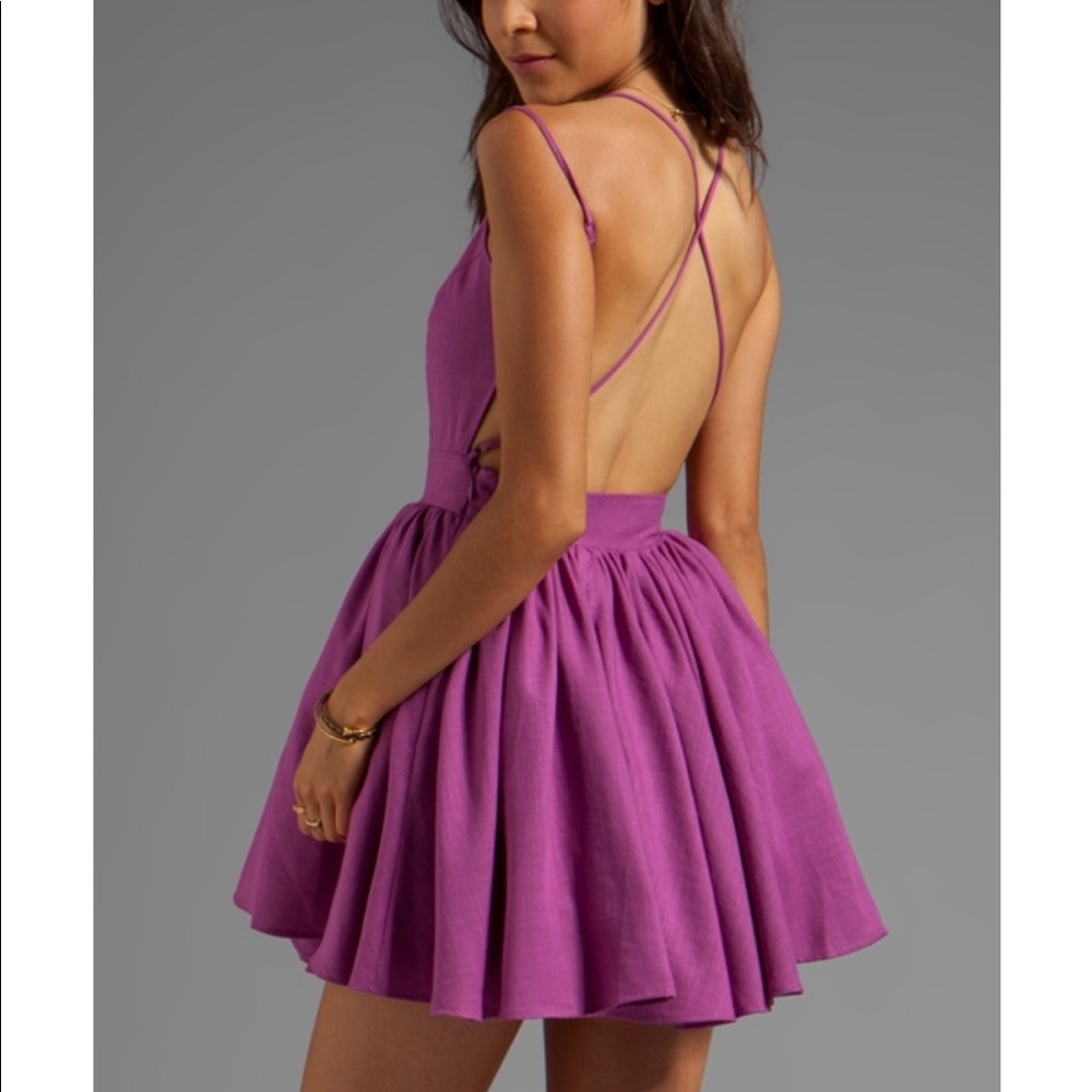 Keepsake cross back dress